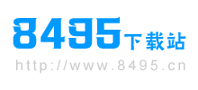 8495下载站logo,8495下载站标识