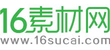 16素材网Logo